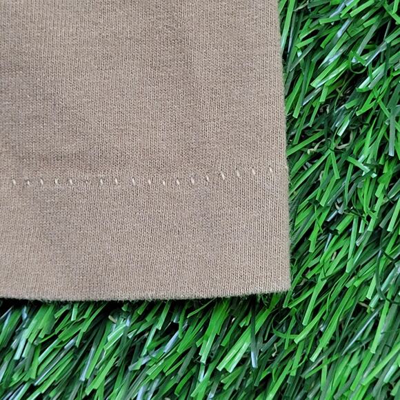 Vintage La-Vida Cross Heart Shirt Medium 20x27 Brown - Picture 14 of 16